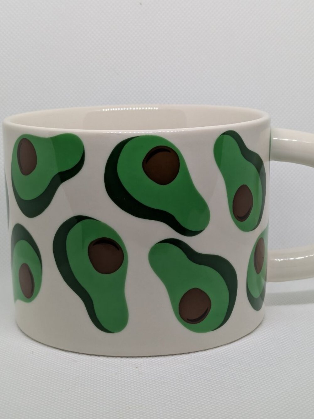 Room Essentials Avocado Pattern Stoneware Mug 16oz with 3D Surprise Inside